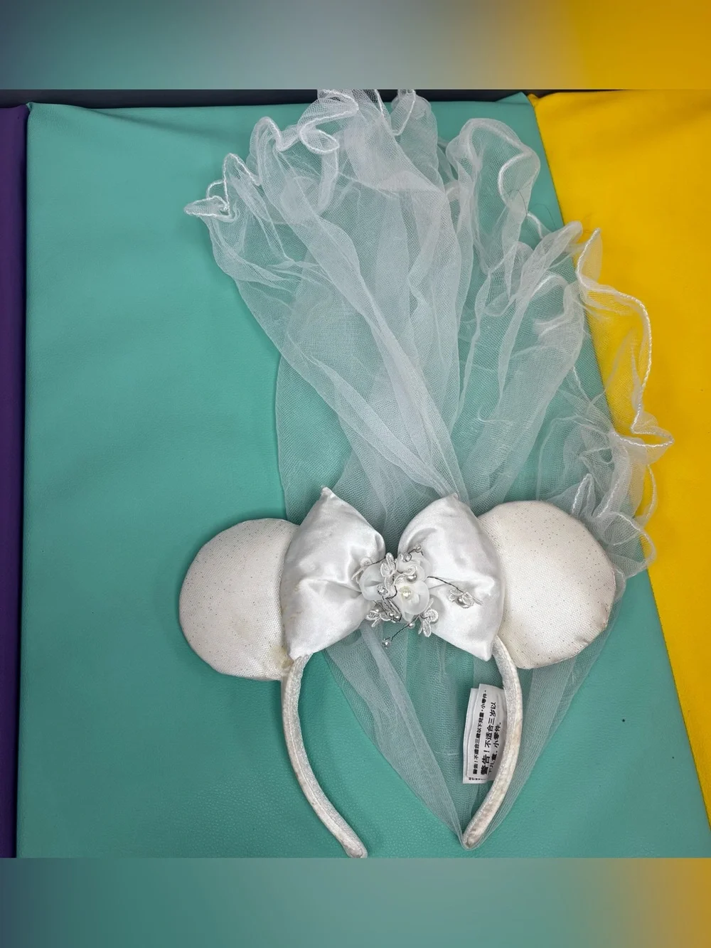 Disney Parks Minnie‎ Mouse Vintage Bride Ears